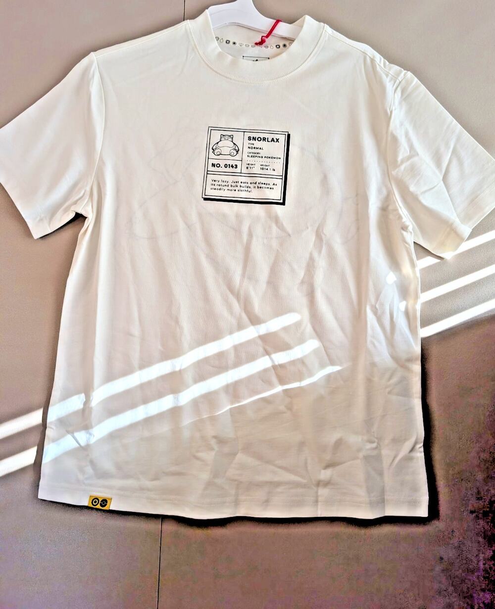 Pokemon Snorlax Shirt Mens S White Graphic Adult Trainer T-Shirt Tee New Target